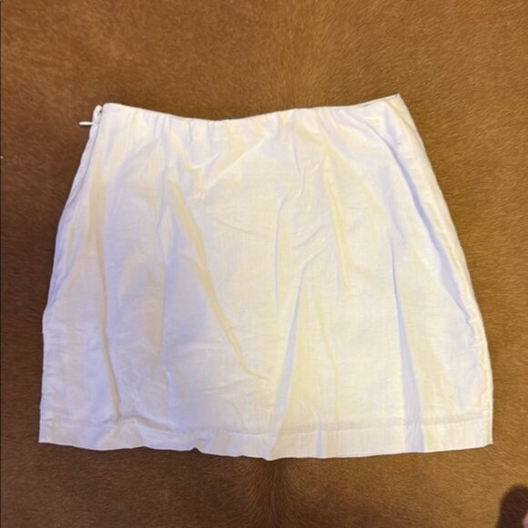 Linen White Skort - Picture 3 of 4